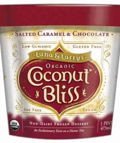 Coconut Bliss Salted Caramel & Chocolate Frozen Dessert – 473mL
