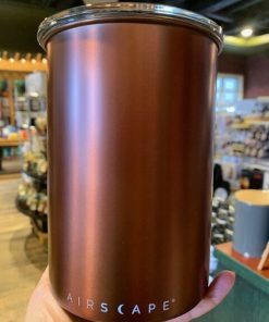Airscape Metal Canister, 7″ Brushed Copper