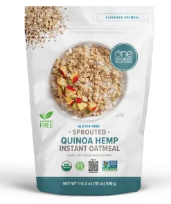 One Degree – Sprouted Quinoa Hemp Instant Oatmeal, 510g
